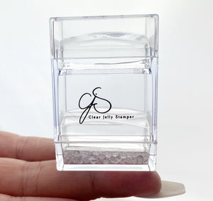 Clear Jelly Stamper- Bling Cubed Stamper