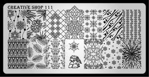 Creative Shop- Stamping Plate- 111