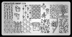 Creative Shop- Stamping Plate- 119