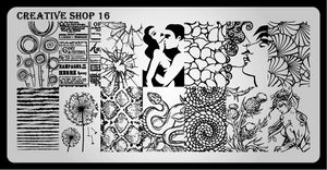 Creative Shop- Stamping Plate- 016