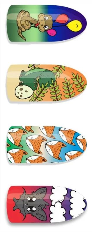 Candy Skull- Stamping Plates- R-023