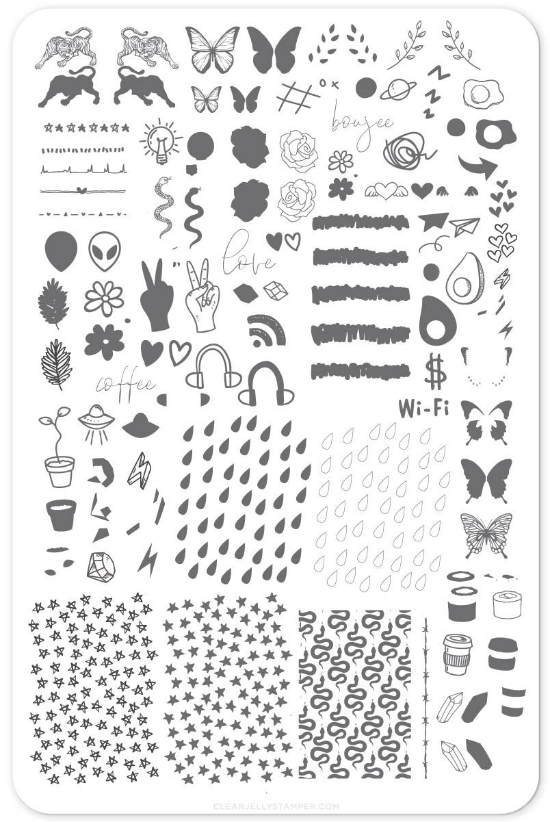 Clear Jelly Stamper- CjS-103- Koko by Design