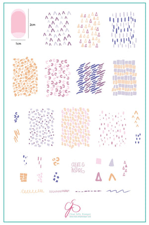 Clear Jelly Stamper- CjS-105- Whispers 1