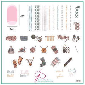 Clear Jelly Stamper- CjS-114- Crafty Life