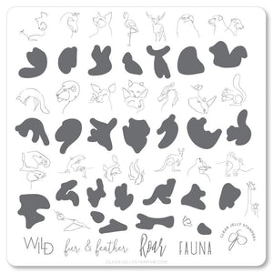 Clear Jelly Stamper- CjS-139- Mod Life- Wildlife