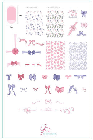 Clear Jelly Stamper- CjS-147- Put a Bow on It, Darling