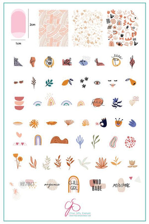 Clear Jelly Stamper- CjS-153- Mod Life Series- Minimalist