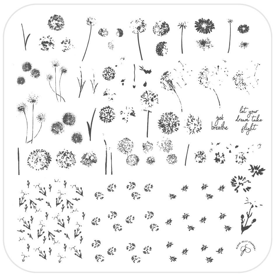 Clear Jelly Stamper- CjS-156- Just Breathe