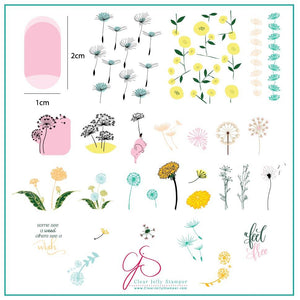 Clear Jelly Stamper- CjS-158- Feel Free