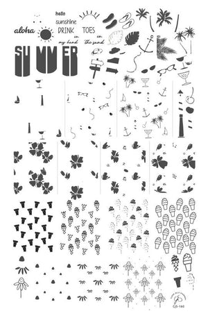 Clear Jelly Stamper- CjS-160- Summer