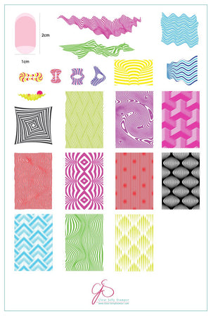 Clear Jelly Stamper- CjS-167- We Be Trippin'!