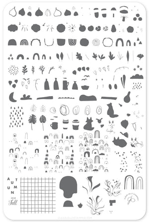 Clear Jelly Stamper- CjS-169- Autumn Trails