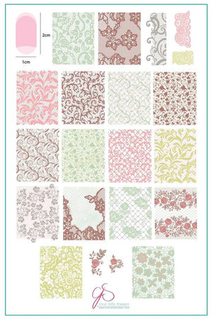 Clear Jelly Stamper- CjS-178- A Touch of Lace