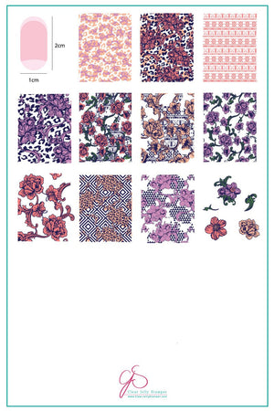 Clear Jelly Stamper- CjS-191- Textiles Series - 3