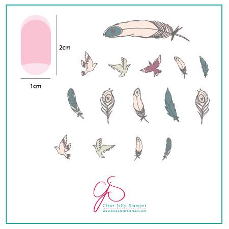 Clear Jelly Stamper- CjS-031- Birds of a Feather