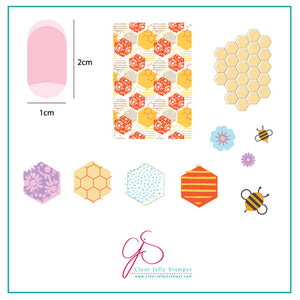 Clear Jelly Stamper- CjS-073-Buzz-y