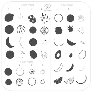 Clear Jelly Stamper- CJS B-FOUR- Beginner 4