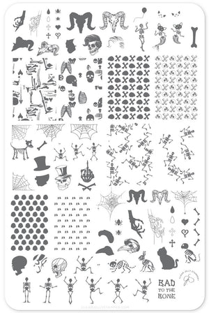 Clear Jelly Stamper- H-39- Bad to the Bone