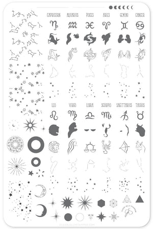 Clear Jelly Stamper- Z-01- What's Your Sign?