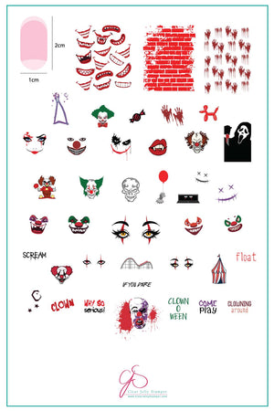 Clear Jelly Stamper- H-60- If You Dare