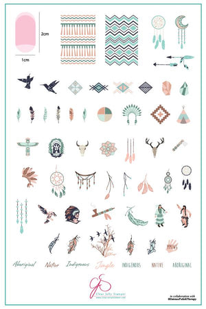 Clear Jelly Stamper- LC-06- Idle No More