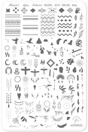 Clear Jelly Stamper- LC-06- Idle No More