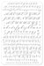 Clear Jelly Stamper- CjS-041- Alphabet Script