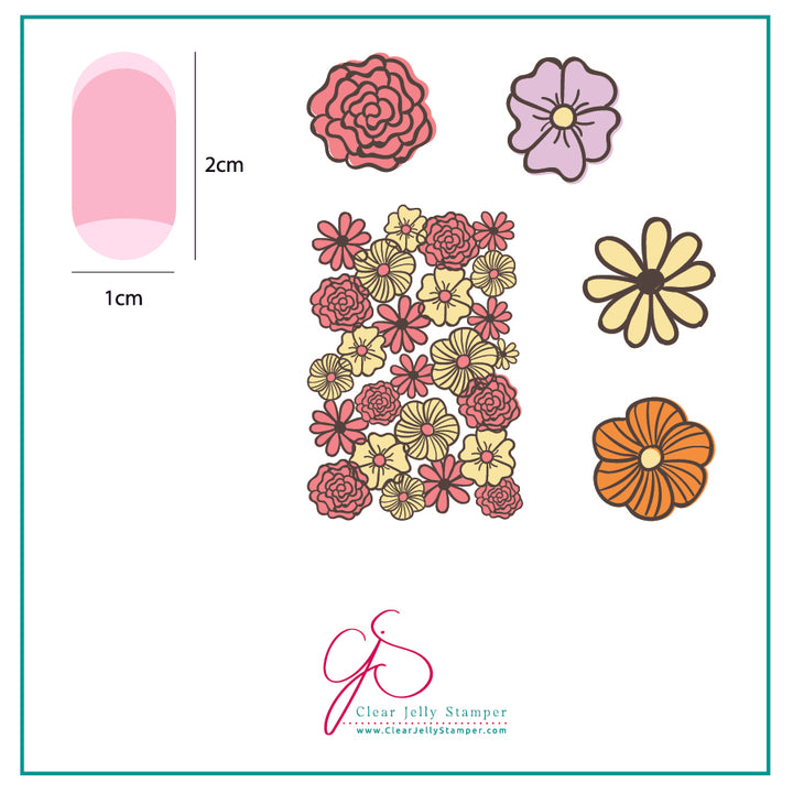 Clear Jelly Stamper- CjS-066- Oopsie Daisy!