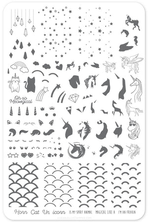 Clear Jelly Stamper- LC-51- #AlwaysBeAUnicorn