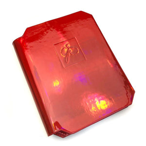 Clear Jelly Stamper- Accessories - Large Holo Plate Holder (Crimson)