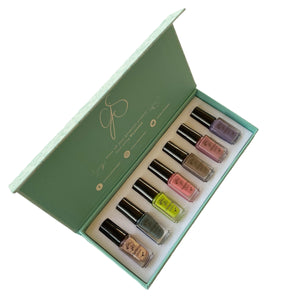 Clear Jelly Stamper- Stamping Polish- Flora Kit (7 colors)