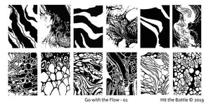 Hit the Bottle- Stamping Plate- Go with the Flow 01