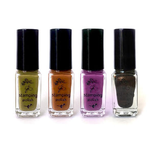 Clear Jelly Stamper- Stamping Polish- Harvest Kit (4 colors)