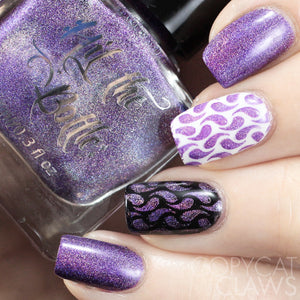 Hit the Bottle "Amethyst Sizzle" Stamping Polish