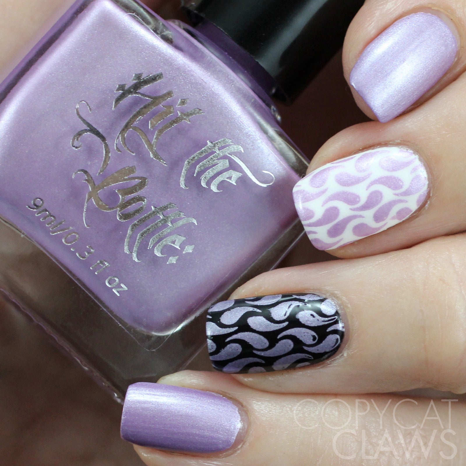 Hit the Bottle "I like to Mauve it, Mauve it 2.0" Stamping Polish