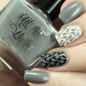 Hit the Bottle "Looking for Mr. Grey" Stamping Polish