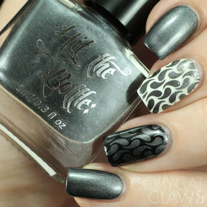 Hit the Bottle "My Suitor Wears Pewter" Stamping Polish