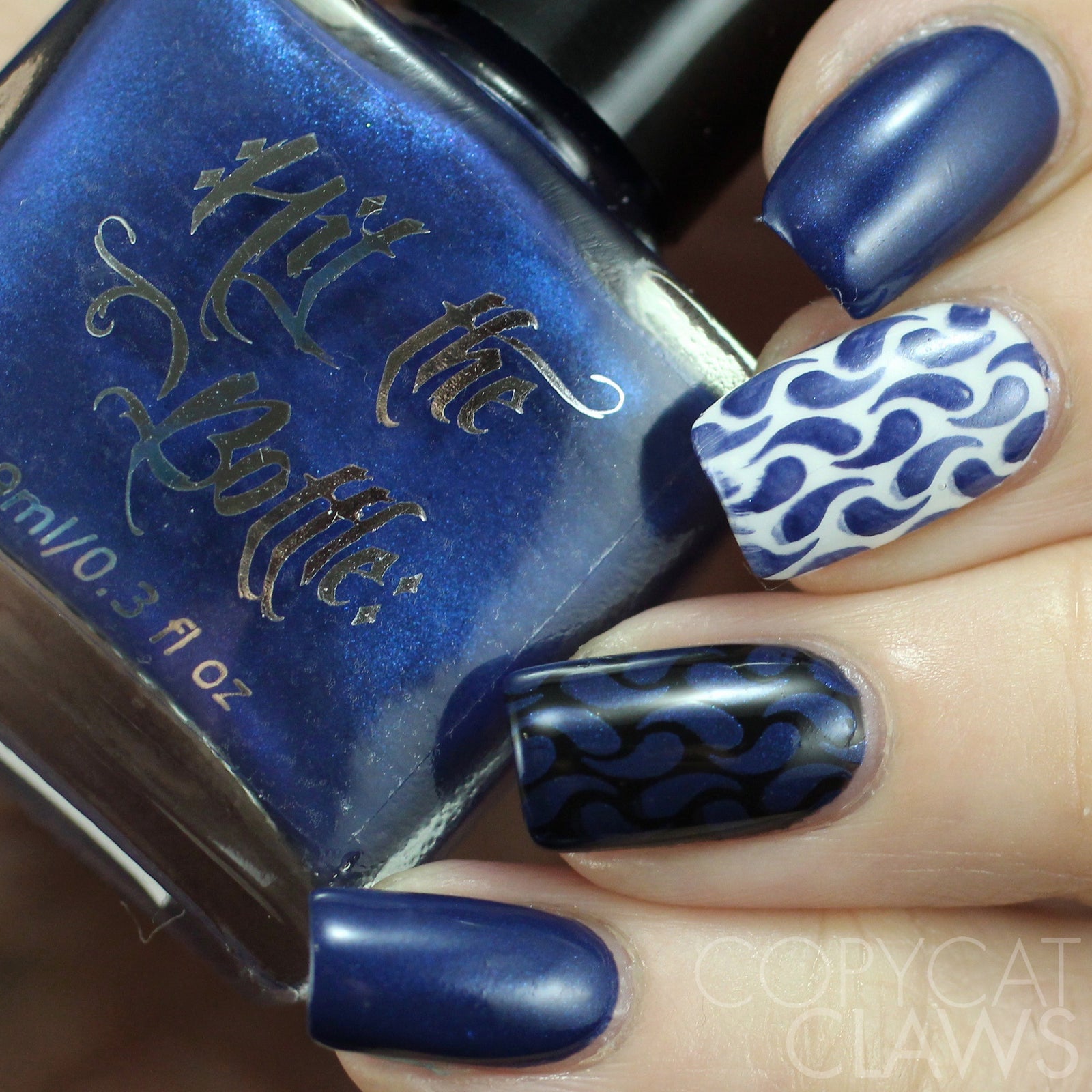 Hit the Bottle "Navy Jones's Locker" Stamping Polish