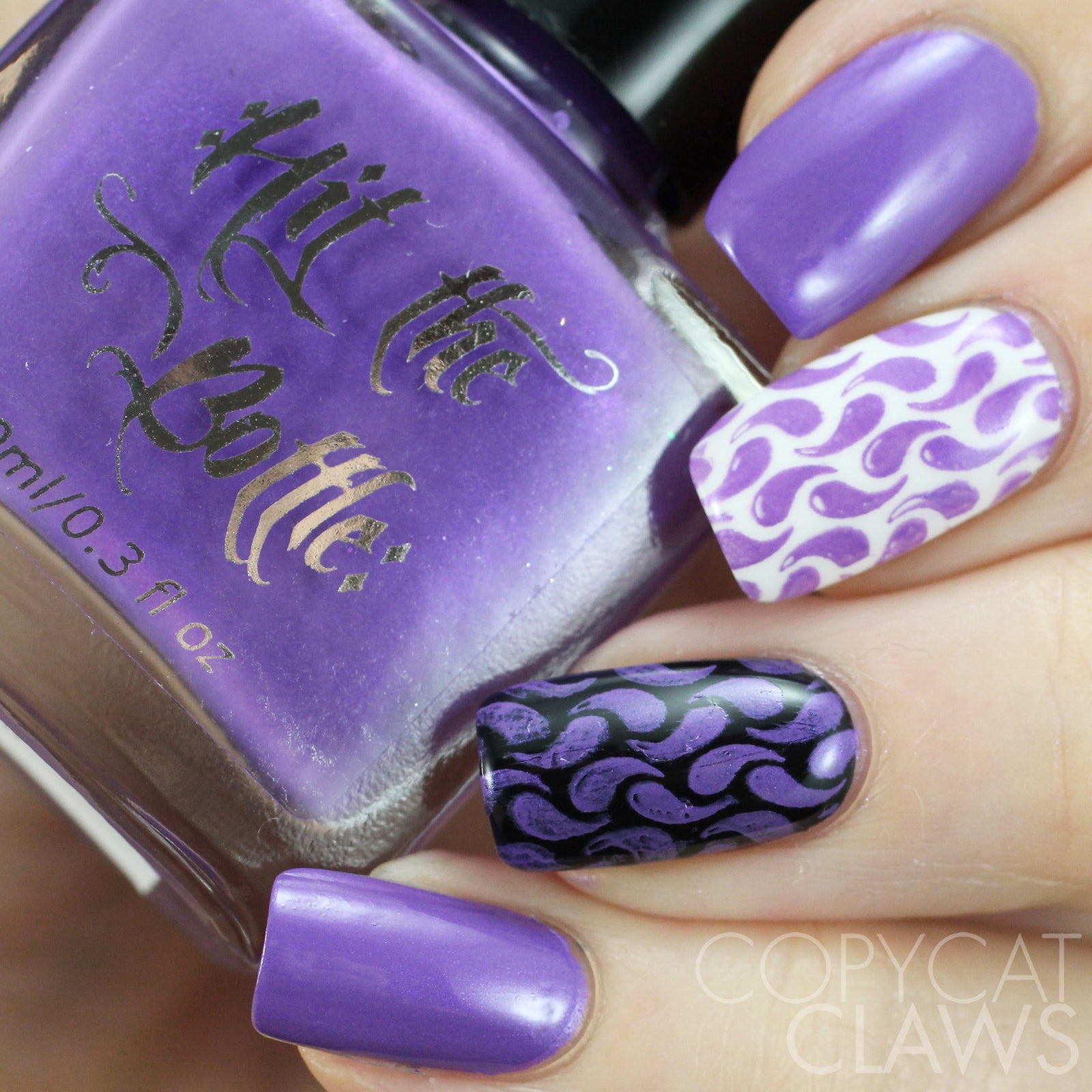 Hit the Bottle "Purple Dragon" Stamping Polish