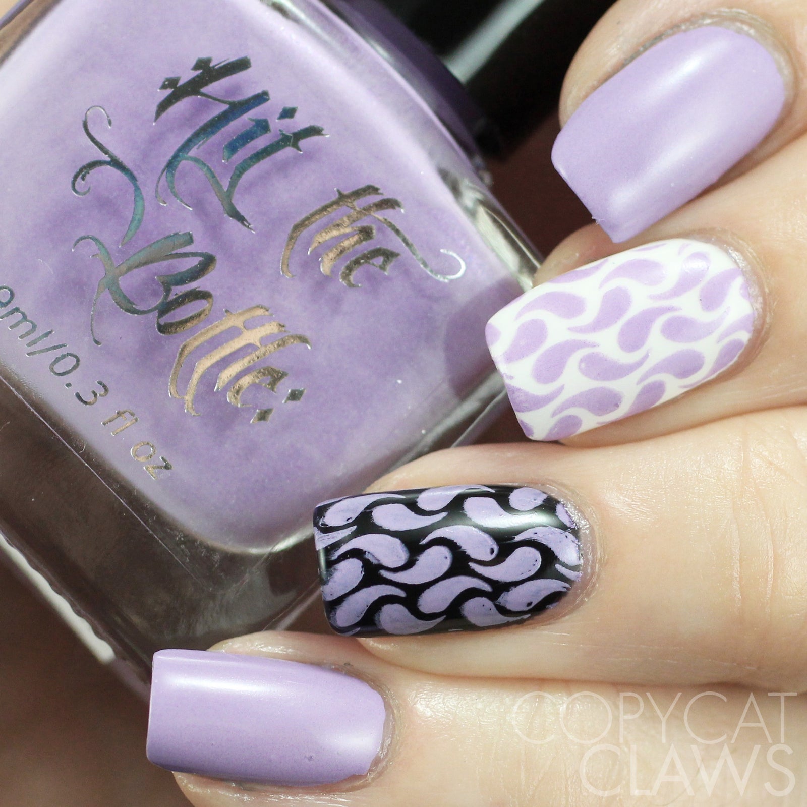 Hit the Bottle "Stop and Smell the Lilacs" Stamping Polish