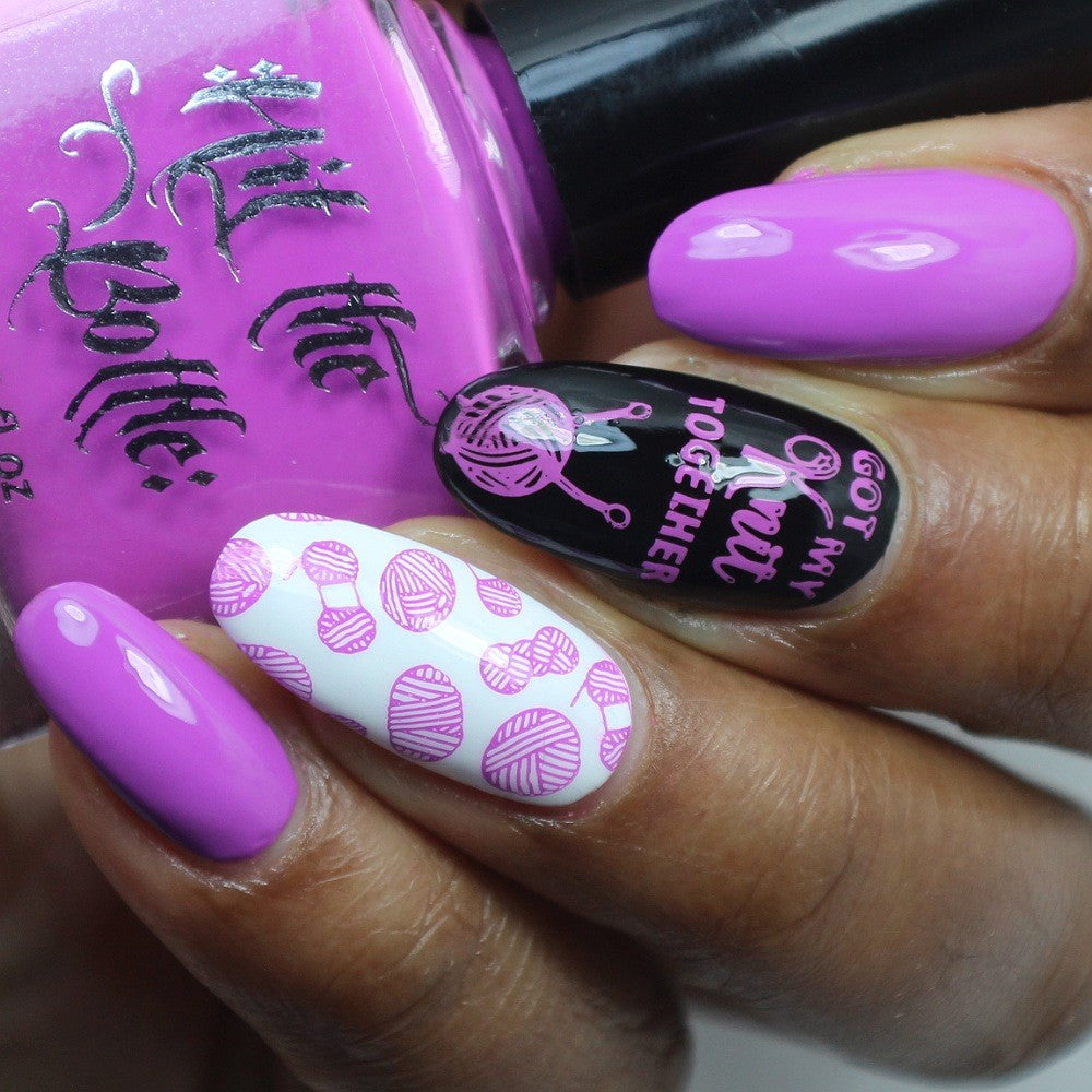 Hit the Bottle- Stamping Plate- Stitchcraft