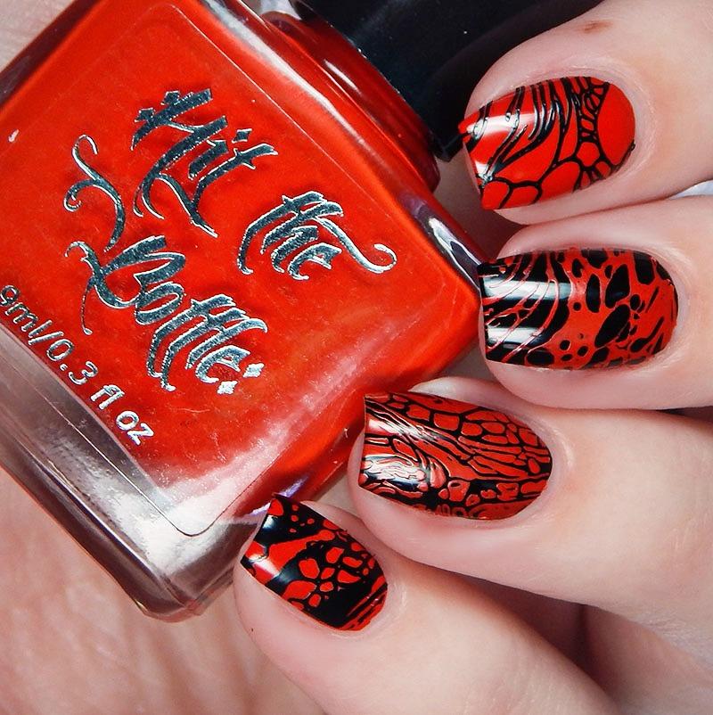 Hit the Bottle "A Vermillion to One" Stamping Polish
