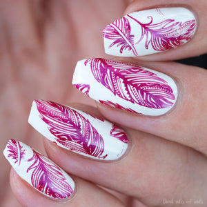 Hit the Bottle "Your Fuchsia Looks Bright" Stamping Polish