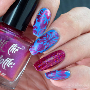 Hit the Bottle "Your Fuchsia Looks Bright" Stamping Polish