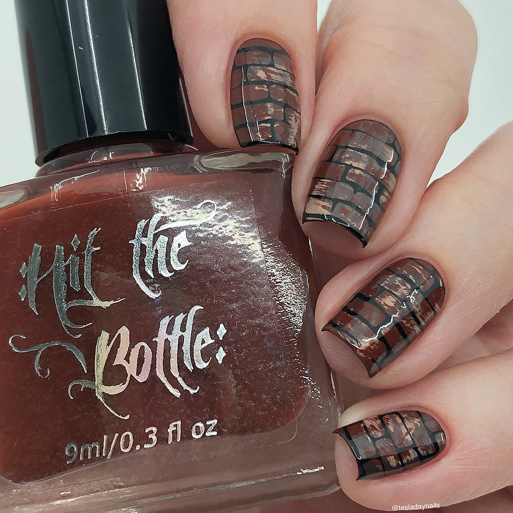 Hit the Bottle- Stamping Plate- Urban Wild Style