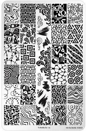 Hit the Bottle- Stamping Plate- To Boldly Go