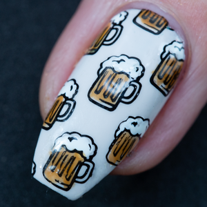 Hit the Bottle- Stamping Plate- Bah Humbug 02