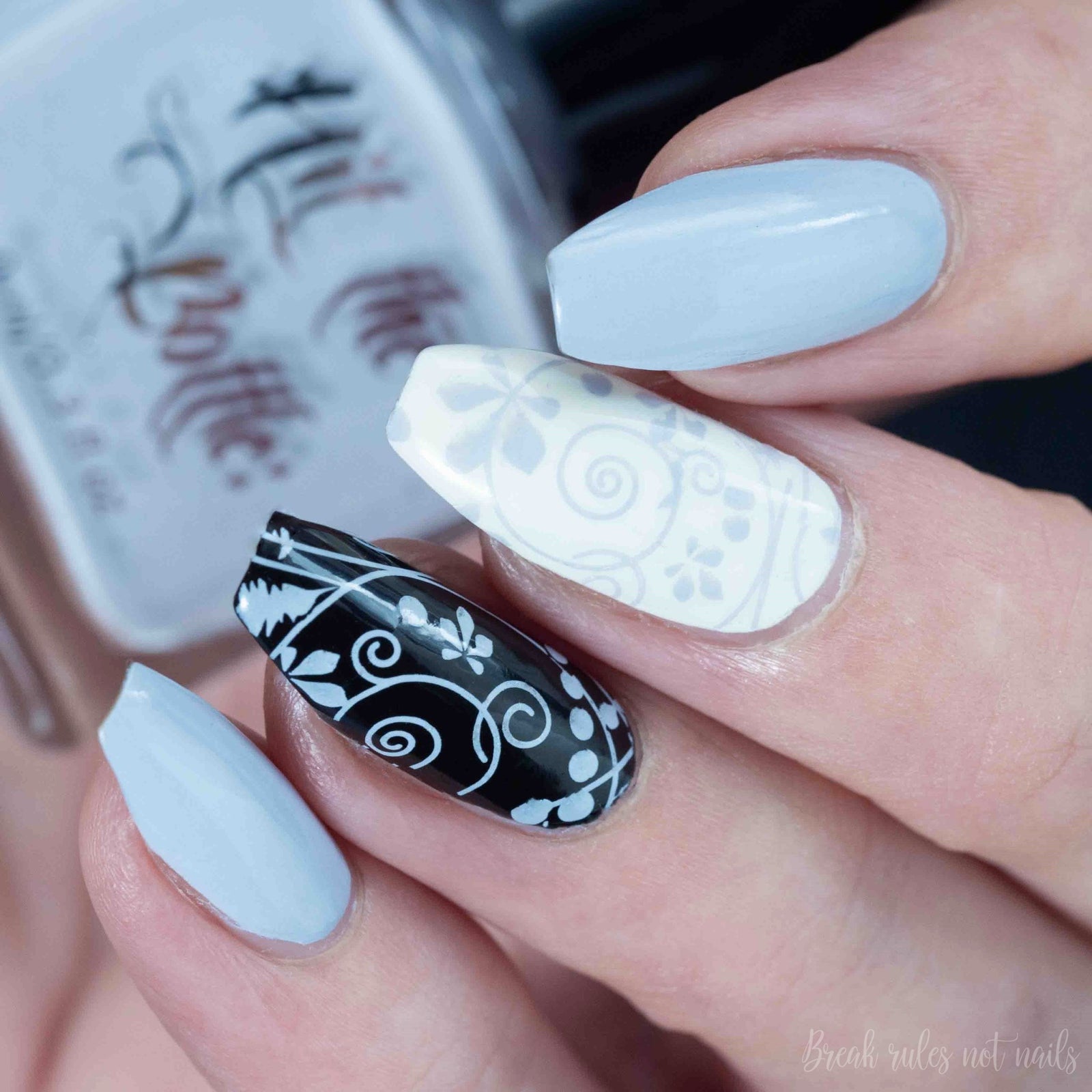 Hit the Bottle "Stonewashed & Windswept" Stamping Polish