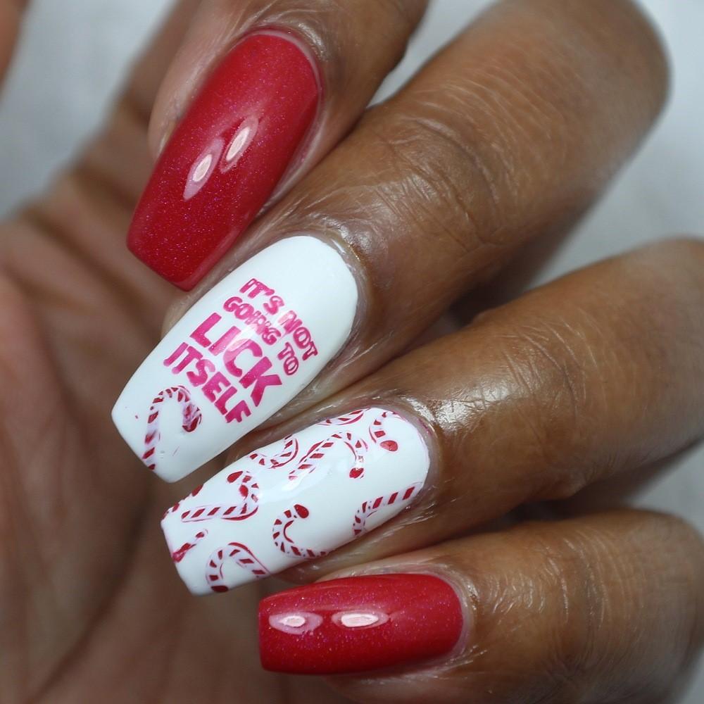 Hit the Bottle- Stamping Plate- Bah Humbug 03