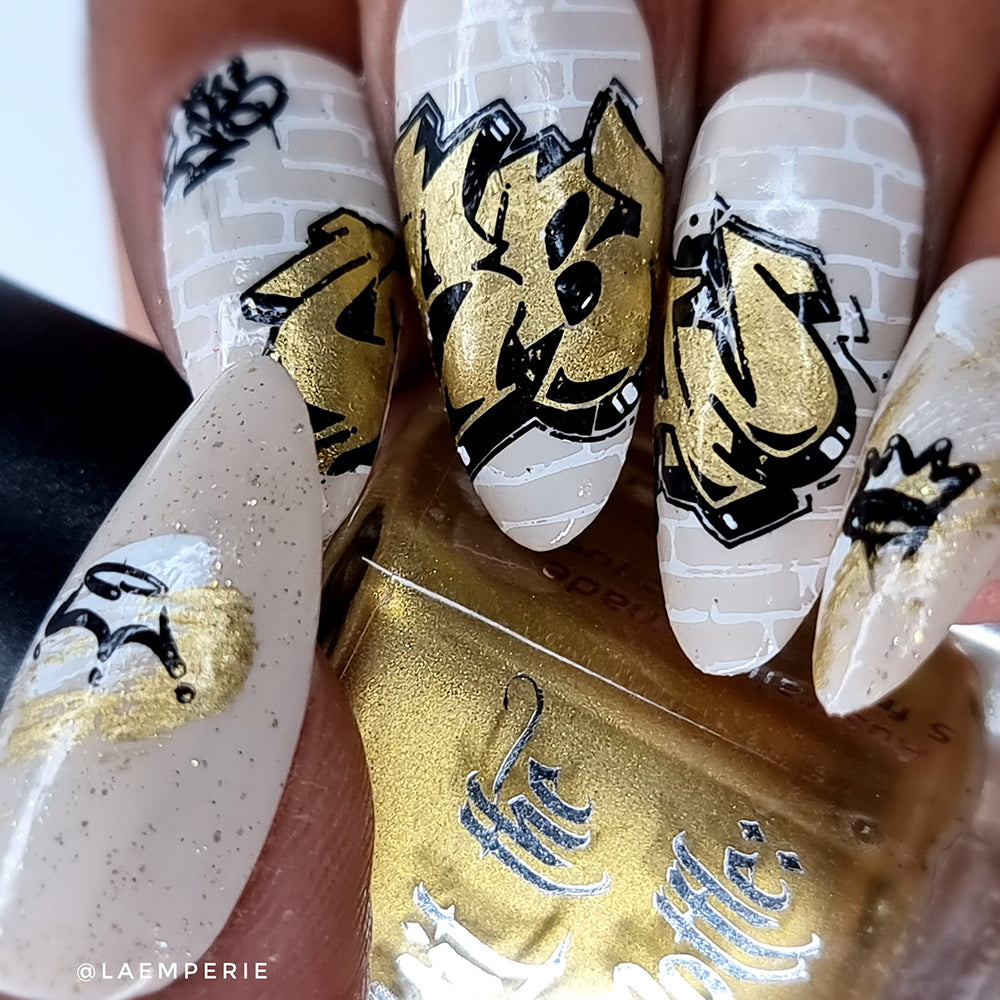 Hit the Bottle- Stamping Plate- Urban Wild Style